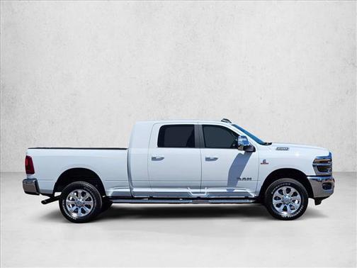 Bright White Clearcoat 2026 RAM 2500 Laramie Mega Cab 4x4 6'4' Box
