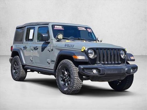 Sting-Gray Clearcoat 2021 Jeep Wrangler Willys