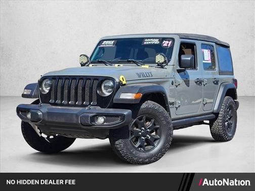 Sting-Gray Clearcoat 2021 Jeep Wrangler Willys