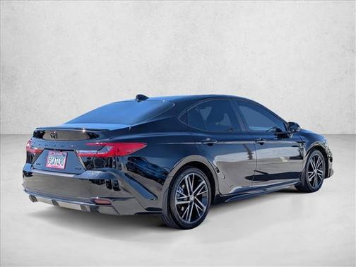 Midnight Black Metallic 2025 Toyota Camry XSE