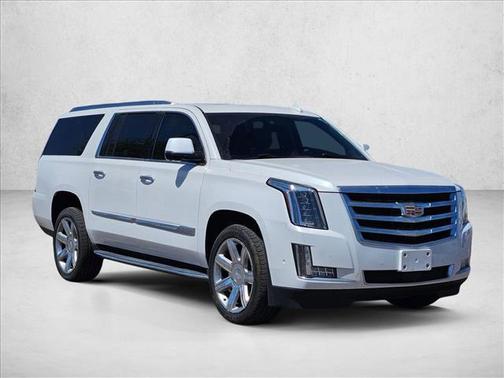 Crystal White Tricoat 2020 Cadillac Escalade ESV Premium Luxury
