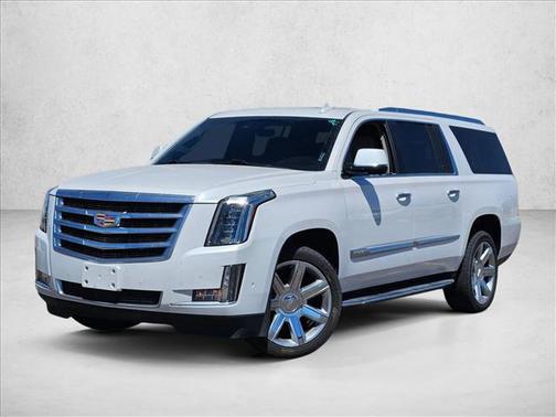 Crystal White Tricoat 2020 Cadillac Escalade ESV Premium Luxury