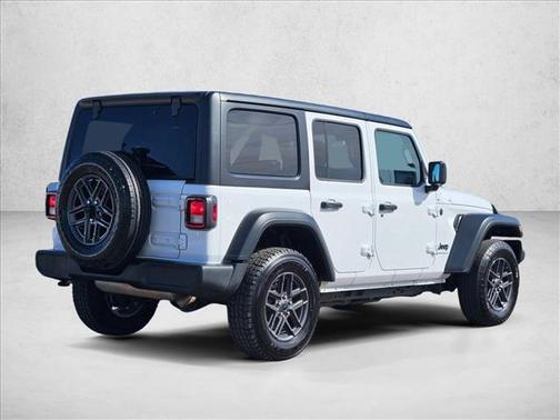 Bright White Clearcoat 2025 Jeep Wrangler Sport S