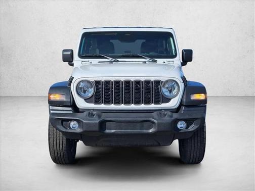 Bright White Clearcoat 2025 Jeep Wrangler Sport S