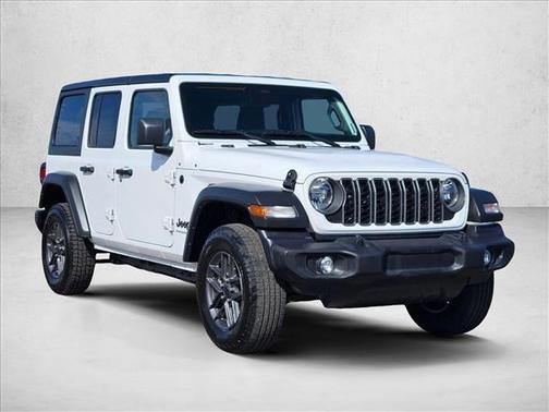 Bright White Clearcoat 2025 Jeep Wrangler Sport S