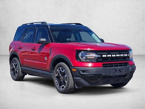 Rapid Red Metallic Tinted Clearcoat 2021 Ford Bronco Sport Outer Banks