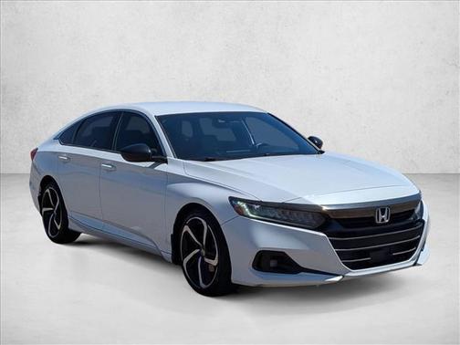 Platinum White Pearl 2021 Honda Accord Sport 1.5T