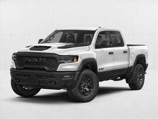 Bright White Clearcoat 2026 RAM 1500 RHO Crew Cab 4x4 5'7' Box