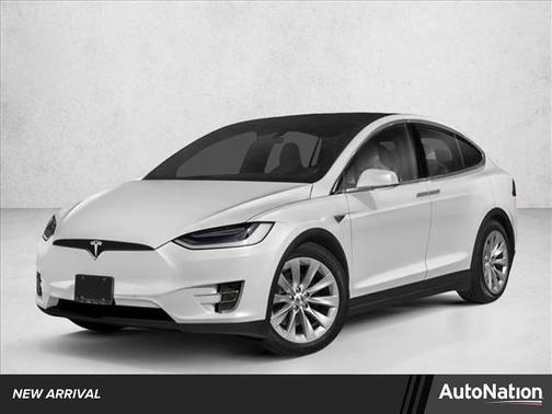 Pearl White Multi-Coat 2018 Tesla Model X 100D