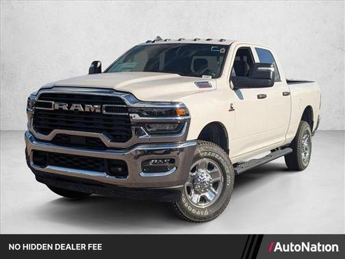 Bright White Clearcoat 2026 RAM 2500 Tradesman Crew Cab 4x4 6'4' Box
