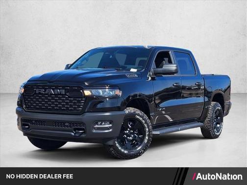 Diamond Black Crystal Pearlcoat 2026 RAM 1500 Warlock Crew Cab 4x4 5'7' Box