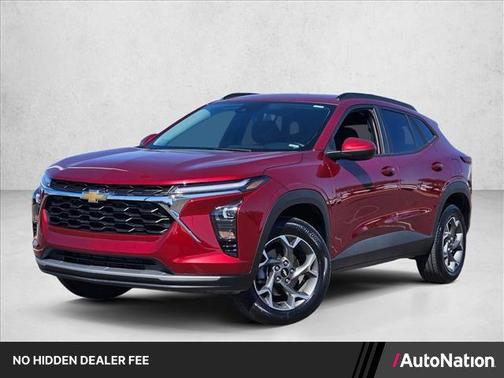 Crimson Metallic 2025 Chevrolet Trax LT