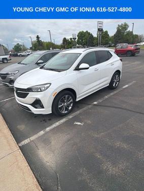 White Frost Tricoat 2023 Buick Encore GX Select
