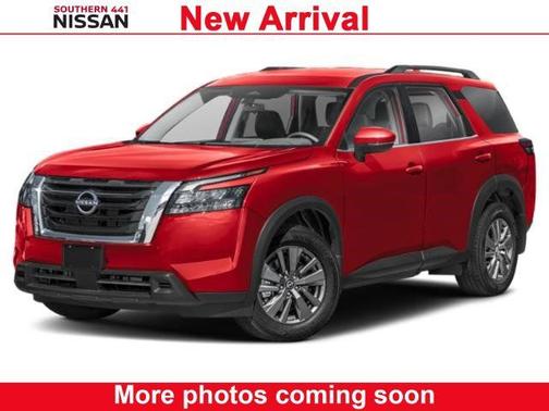 Scarlet Ember 2025 Nissan Pathfinder SV