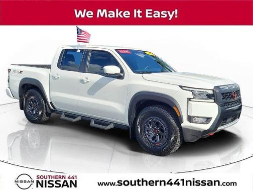 Glacier White 2025 Nissan Frontier PRO-X