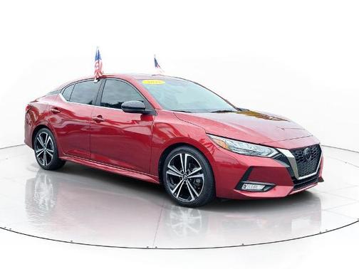 Scarlet Ember 2021 Nissan Sentra SR