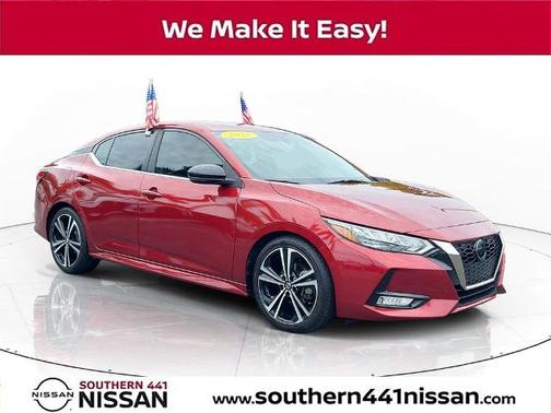 Scarlet Ember 2021 Nissan Sentra SR