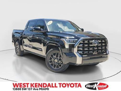 Midnight Black Metallic 2024 Toyota Tundra Hybrid Platinum