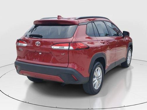Barcelona Red Metallic 2022 Toyota Corolla Cross LE