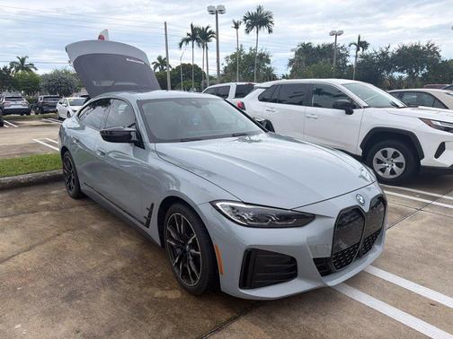 Gray Metallic 2024 BMW i4 Gran Coupe M50