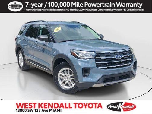 Vapor Blue 2025 Ford Explorer Active
