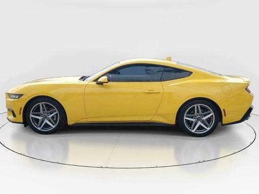 Yellow 2024 Ford Mustang EcoBoost Premium