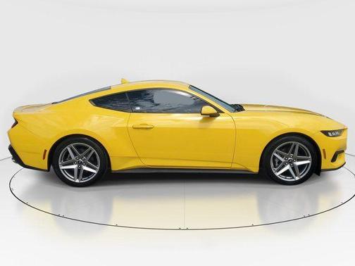 Yellow 2024 Ford Mustang EcoBoost Premium