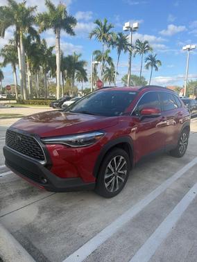 Barcelona Red Metallic 2022 Toyota Corolla Cross XLE