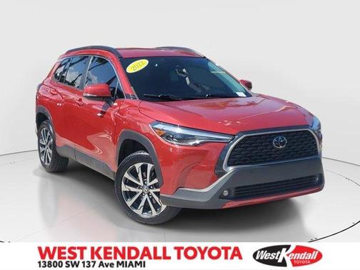 Barcelona Red Metallic 2022 Toyota Corolla Cross XLE