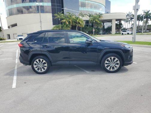 Midnight Black Metallic 2021 Toyota RAV4 XLE Premium