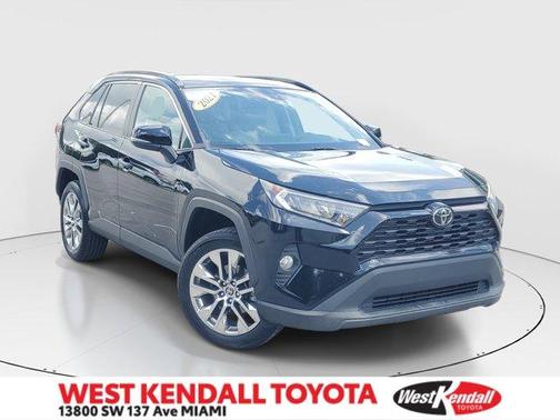 Midnight Black Metallic 2021 Toyota RAV4 XLE Premium