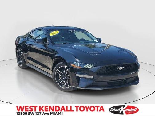 Shadow Black 2022 Ford Mustang EcoBoost