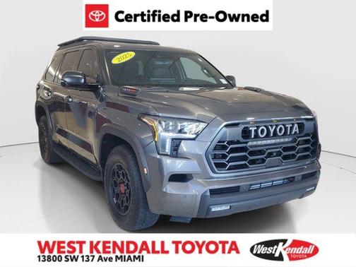 Magnetic Gray Metallic 2025 Toyota Sequoia TRD Pro