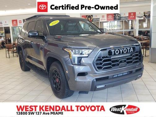 Magnetic Gray Metallic 2025 Toyota Sequoia TRD Pro