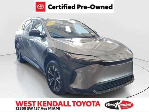 Gray 2024 Toyota bZ4X XLE