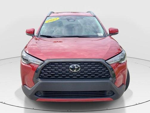 Barcelona Red Metallic 2023 Toyota Corolla Cross LE