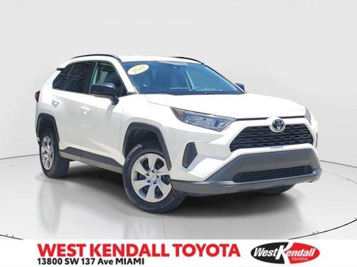 Super White 2021 Toyota RAV4 LE