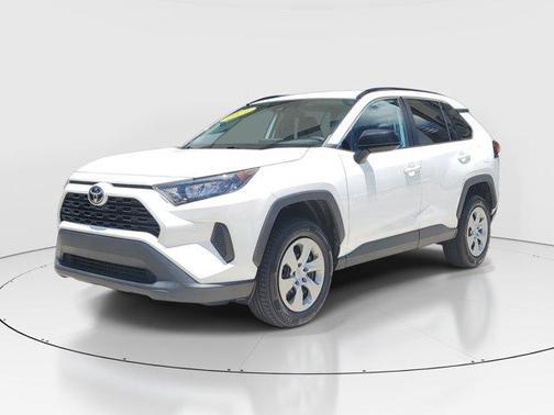 Super White 2021 Toyota RAV4 LE