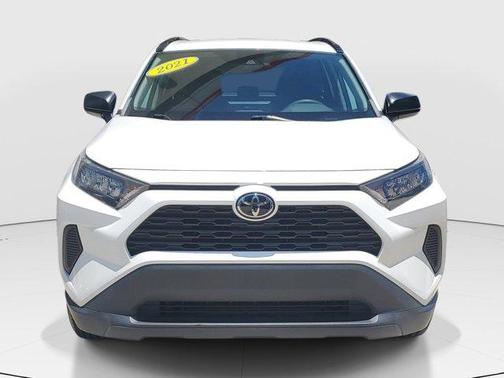 Super White 2021 Toyota RAV4 LE