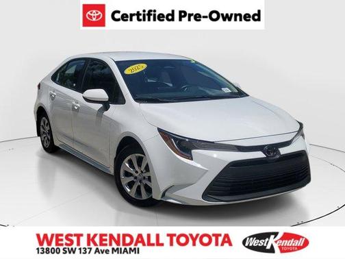 Wind Chill Pearl 2025 Toyota Corolla LE