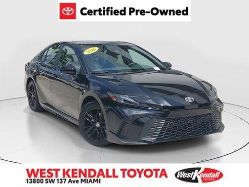 Midnight Black Metallic 2026 Toyota Camry SE
