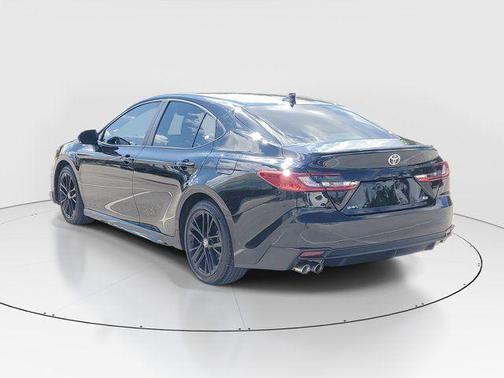 Midnight Black Metallic 2025 Toyota Camry SE