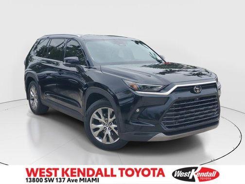 Midnight Black Metallic 2025 Toyota Grand Highlander LIMITED