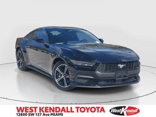 Shadow Black 2025 Ford Mustang EcoBoost