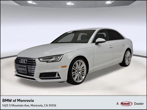 Glacier White Metallic 2019 Audi A4 40 Premium