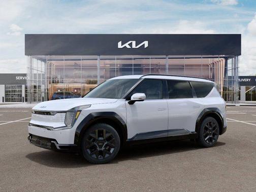 Glacial White Pearl 2026 Kia EV9 Land