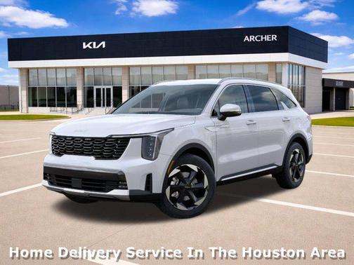 Snow White Pearl 2026 Kia Sorento Hybrid EX
