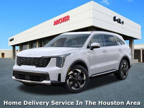 Snow White Pearl 2026 Kia Sorento Hybrid EX SUV
