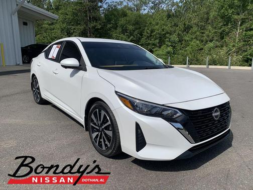 Aspen White Tricoat 2024 Nissan Sentra SV