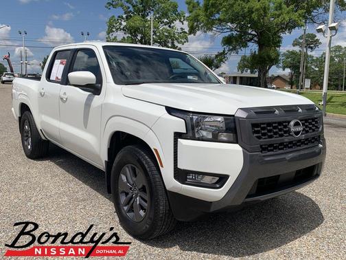 Glacier White 2025 Nissan Frontier SV